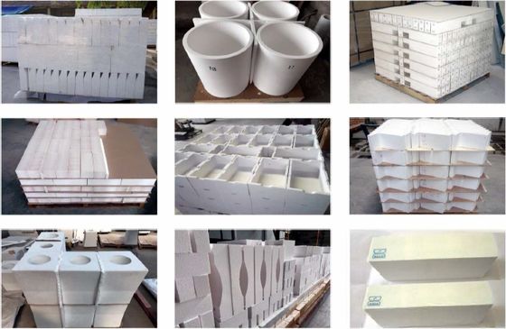 Zeer zuivere korund keramische onderdelen voor industriële ovens