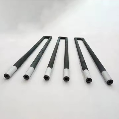 U-vorm Hoogtemperatuur Spiraal Siliciumcarbide Elektrische Verwarmingselementen Sic Verwarmer Voor Oven 1400°C