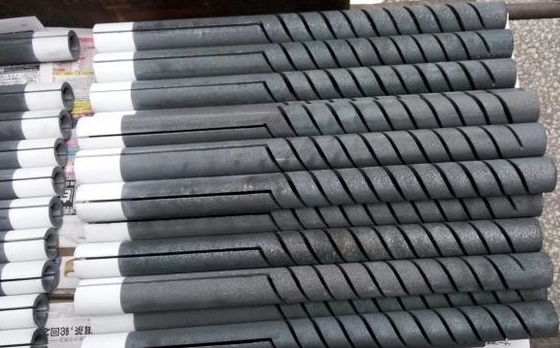 1400°C 1500°C 1600°C Elektrische weerstand Hoogtemperatuur dubbele spiraal siliciumcarbide SIC verwarmingselement voor oven
