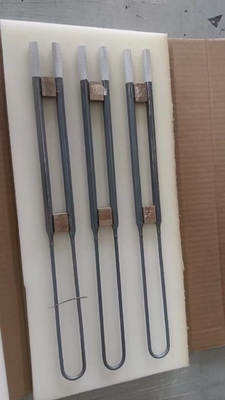 Molybdeendisilicaat Elektrisch verwarmingselement recht U W type Mosi2 Verwarmer Voor oven