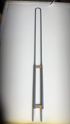 W U Type 1800°C MoSI2 Verwarmingselement Luchtverwarming Siliciummolibdeen siliciumverwarmer