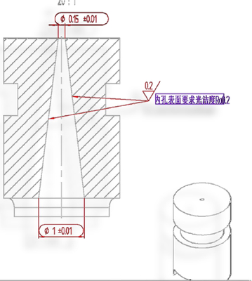 Zirconia-keramische gouddraadspanner voor halfgeleiders