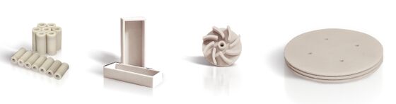 Aluminiumnitride structurele onderdelen