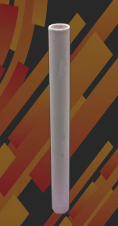 Cylindrical ceramic crucibles