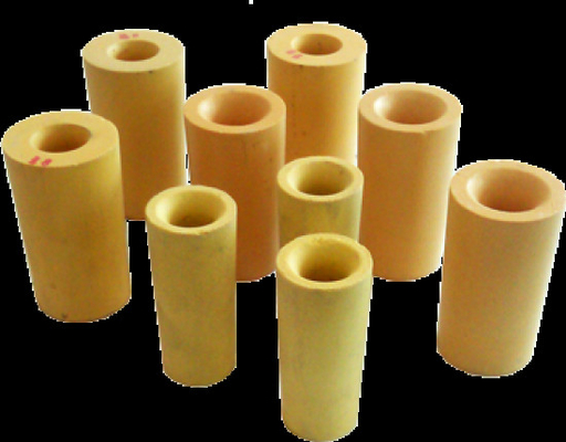 Zirconiumdioxyde Metende Pijp voor het Ononderbroken Afgietsel van Staal als Houten trechtervuurvast materiaal