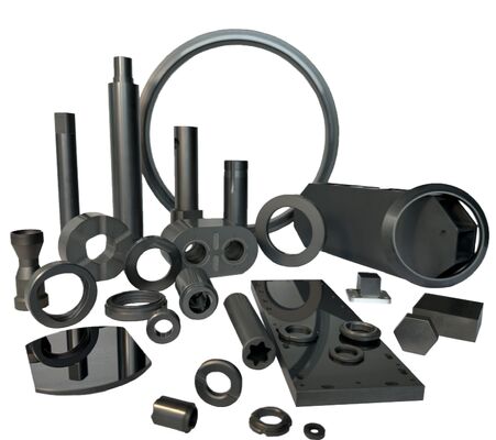 Hoogwaardige producten van siliciumcarbide met hoge temperatuurbestendigheid, corrosiebestendigheid en hoge mechanische sterkte